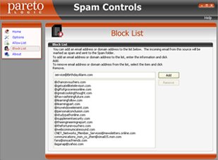 Spam Controls Info